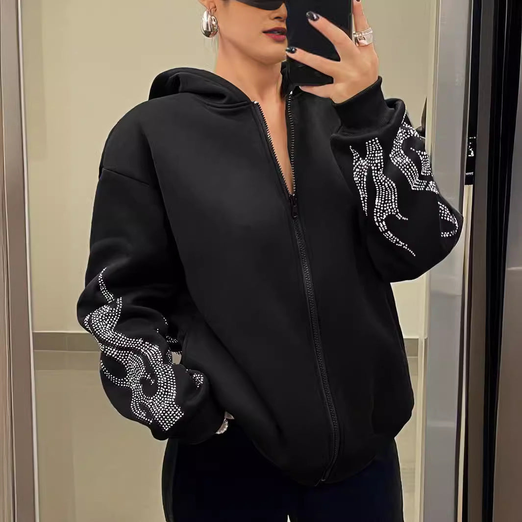 BlazeGlam Zip Hoodie