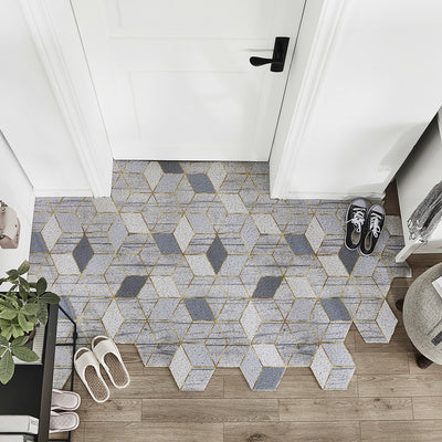 Entry Door Silk Ring Foot Mat PVC Household Carpet Doormat