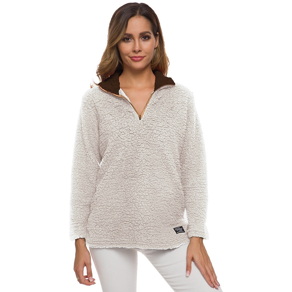 CozyCharm Plush Sweater