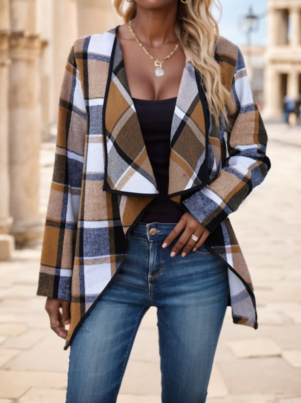 HeritagePlaid Trench Coat