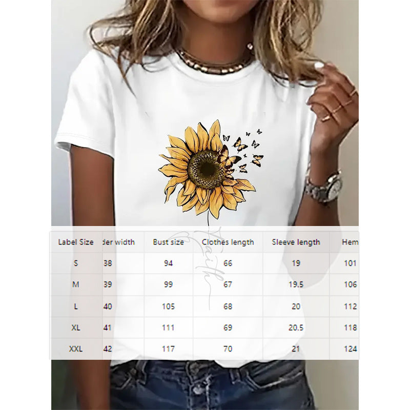 SolBliss Sunflower Tee