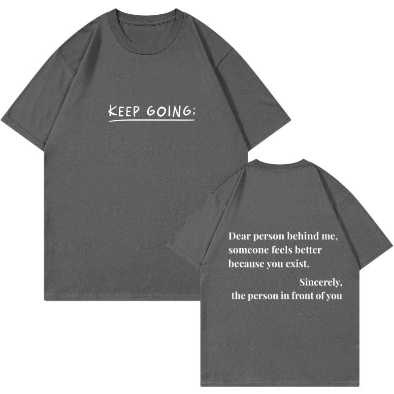 Milk Silk Round Neck T-shirt