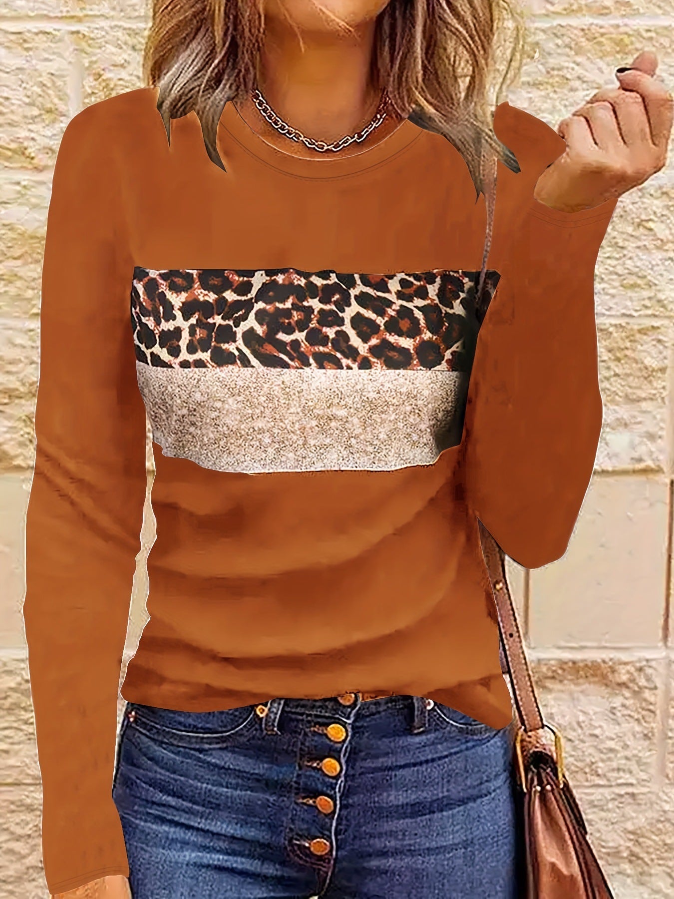 PrintEase Fitted Long Sleeve Tee