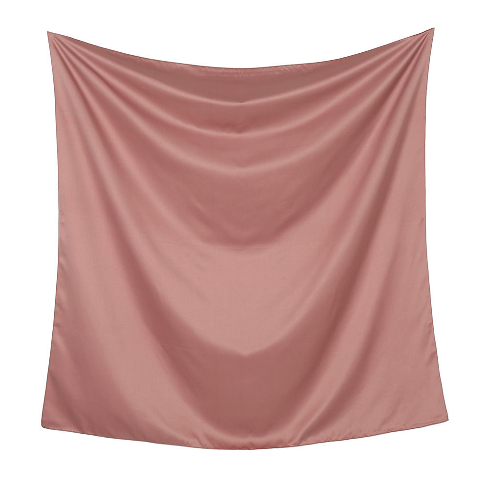 Malaysian Fashion Artificial Silk Subchromin Square Scarf Headcloth Women