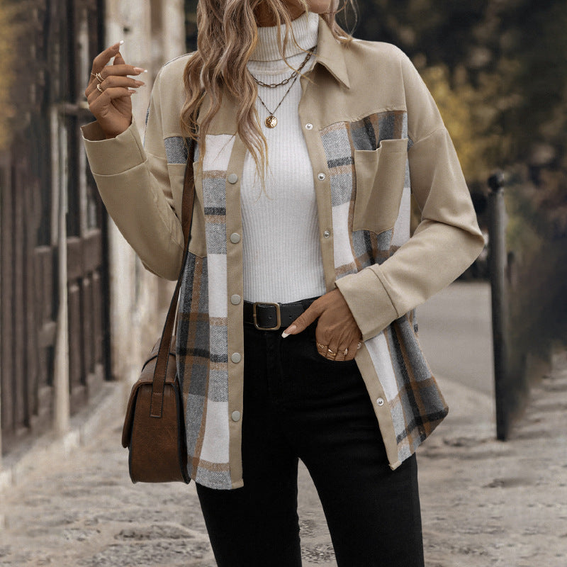 Heritage Check Lapel Coat