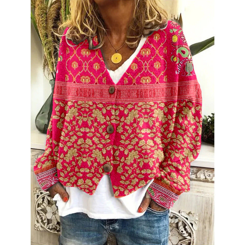 ArtLoom Abstract Cardigan Coat