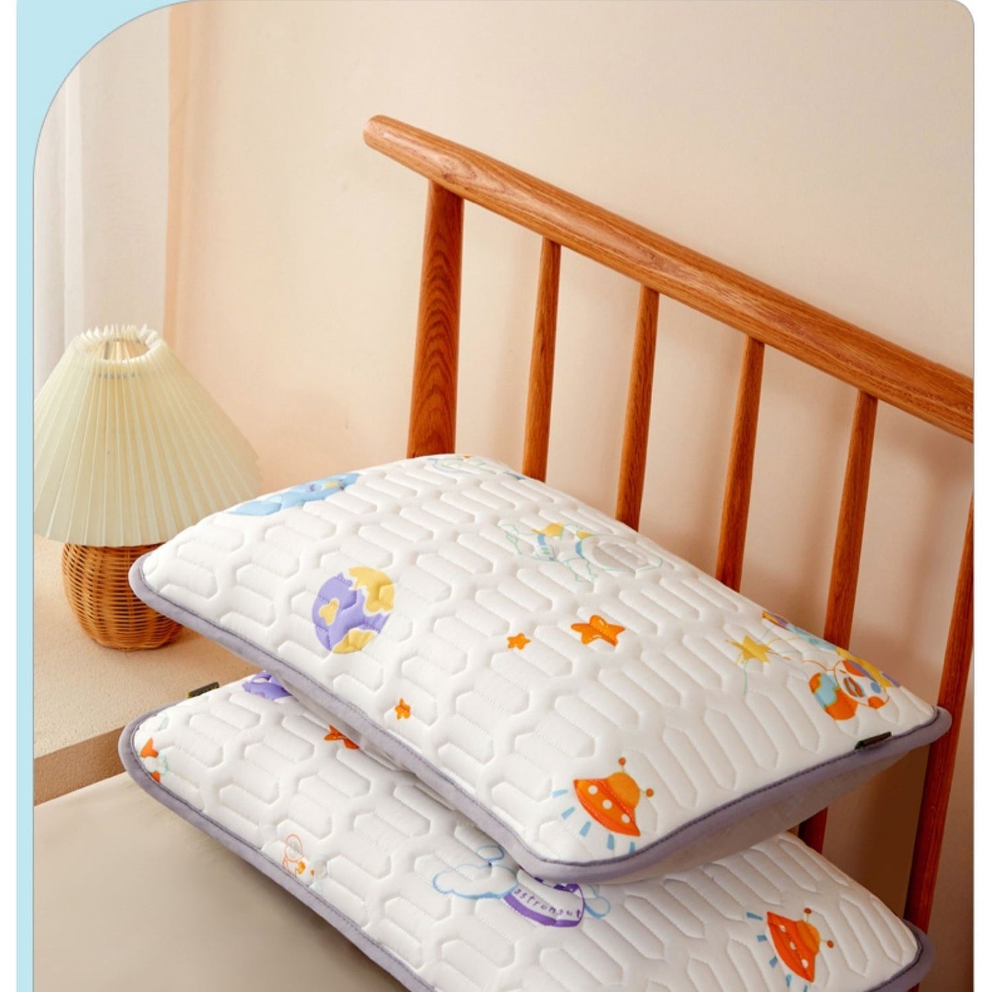 Latex Ice Silk Children's Cushion Pillow Cover
