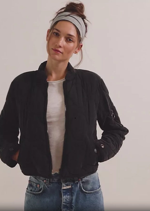 The Elowen Quilted Cotton Coat