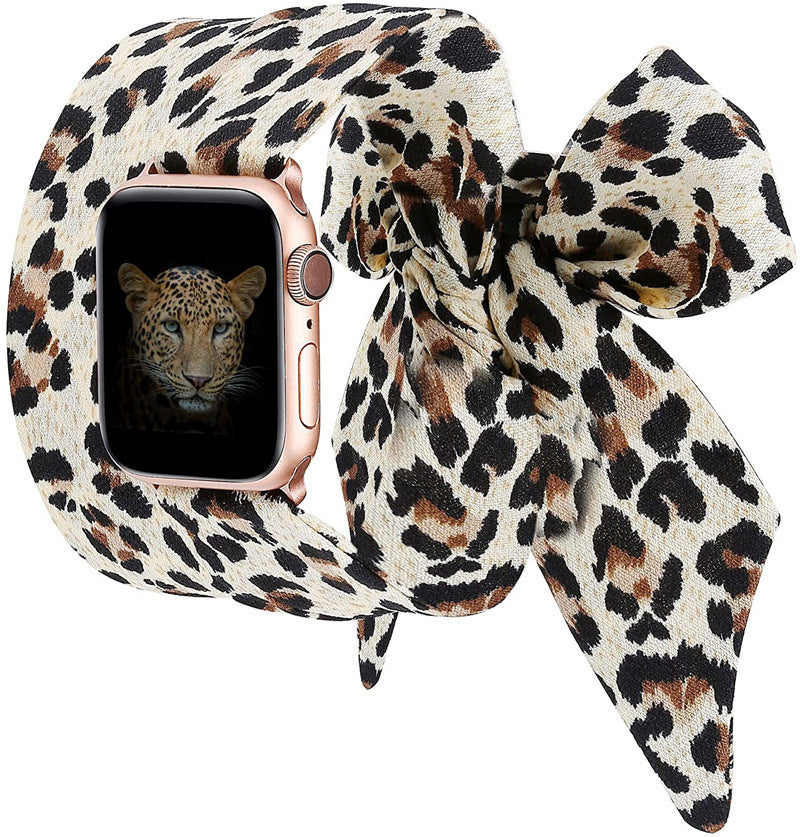New Silk Scarf Ribbon Watch Replacement Band Spot