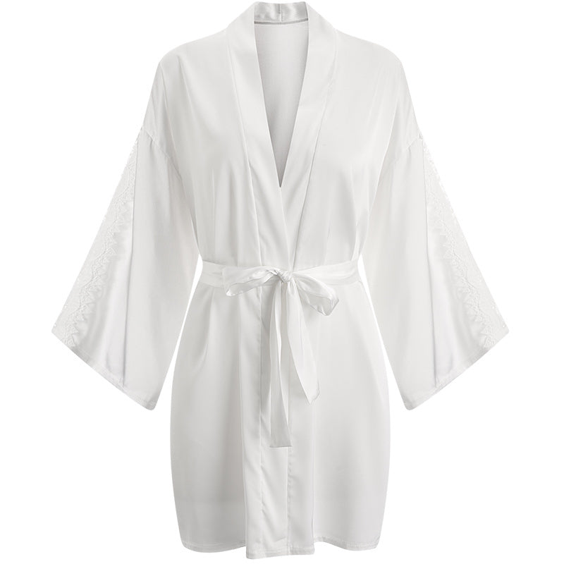 Ice silk halter suspender nightdress