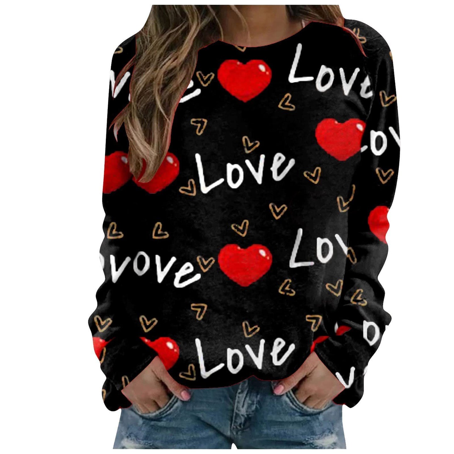 PrintEase Loose Sweatshirt