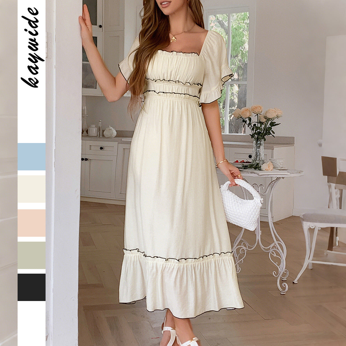 RuffleCoast Getaway Dress