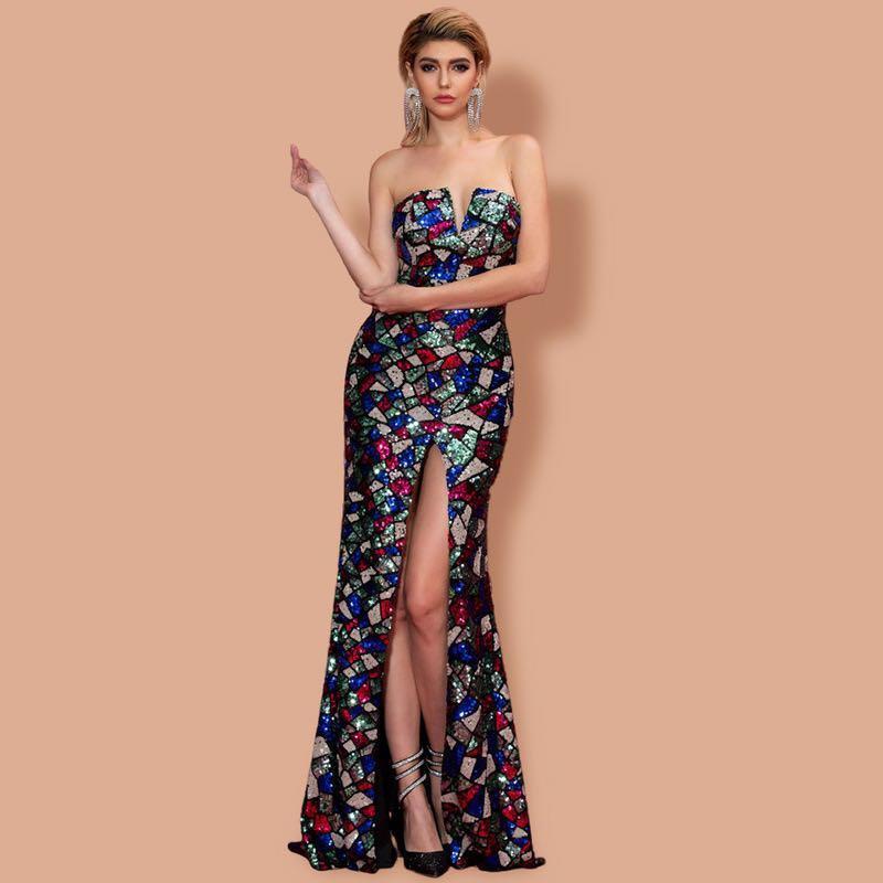 Celestara Sequin Siren Gown