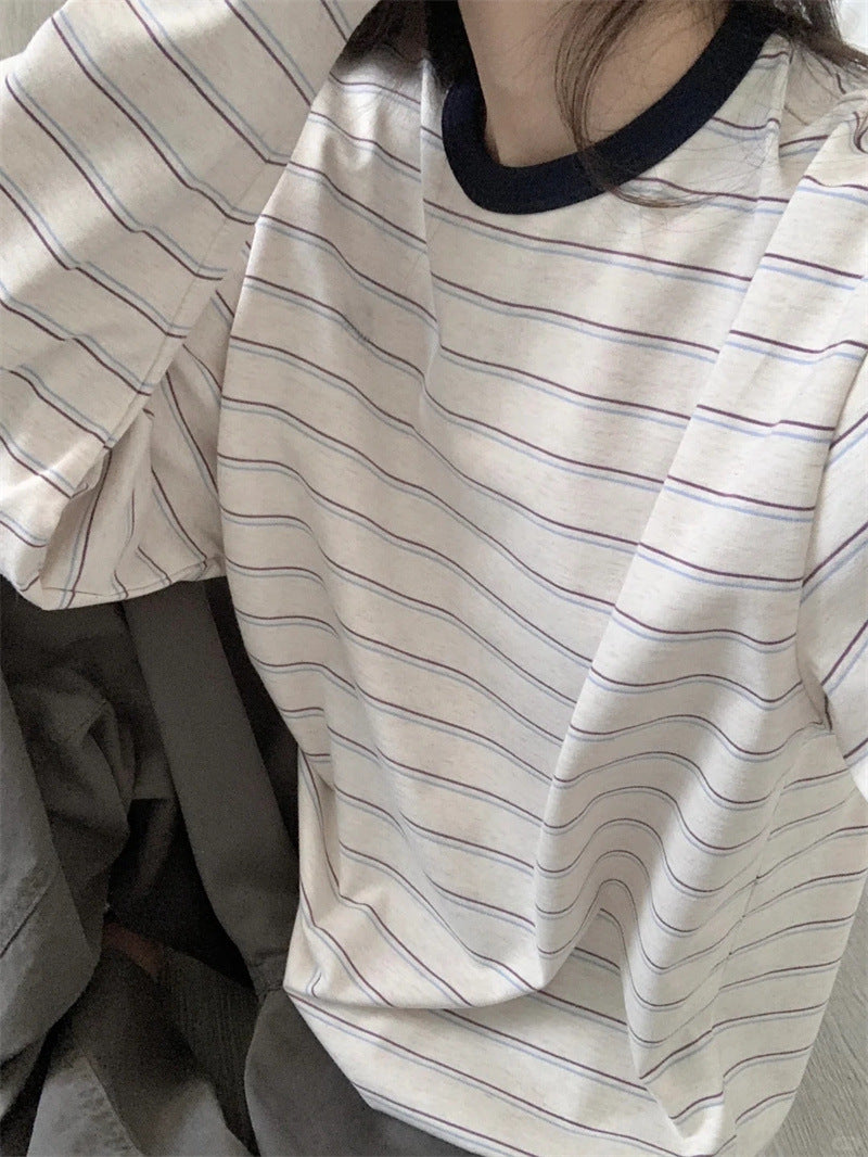 LineaWave Striped Long Sleeve Tee