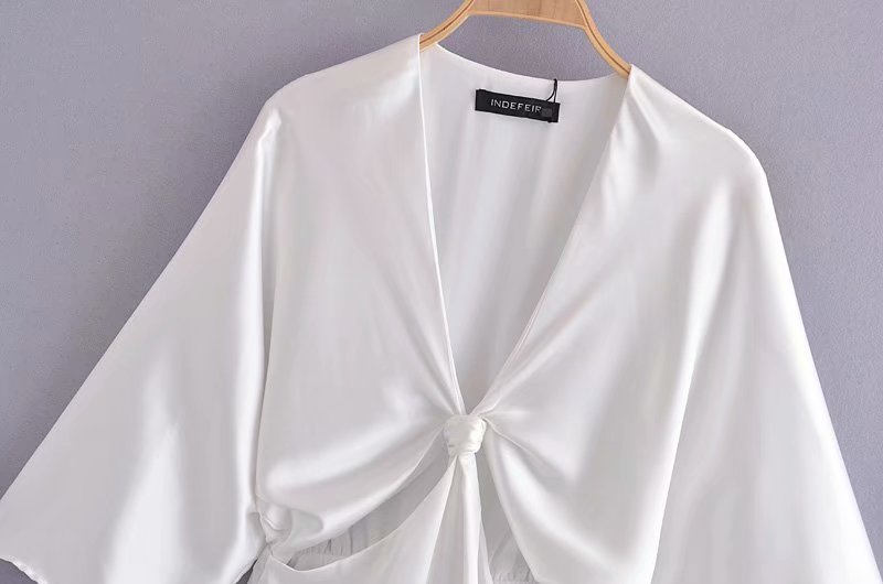 New Silk Satin Texture Dress