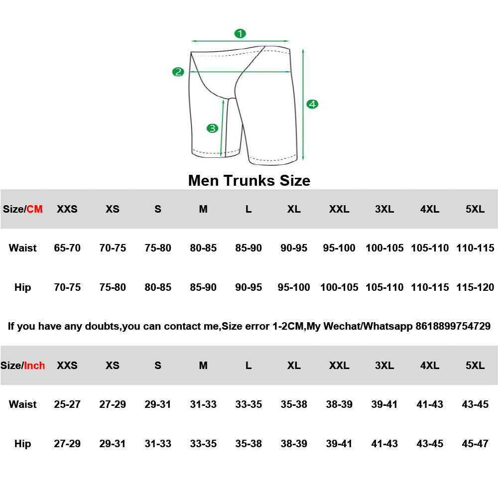 Men's Swimming Trunks Breathable Ice Silk Quick-drying