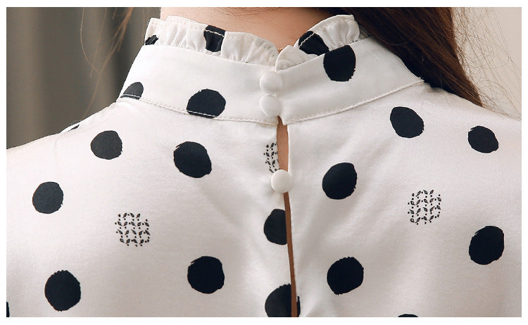 Long Sleeve Silk Shirt Women's Mulberry Silk Fashion