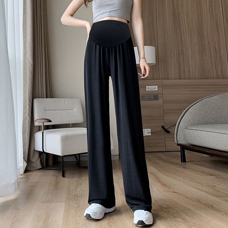 Women's Ice Silk Draping Wide-leg Leggings