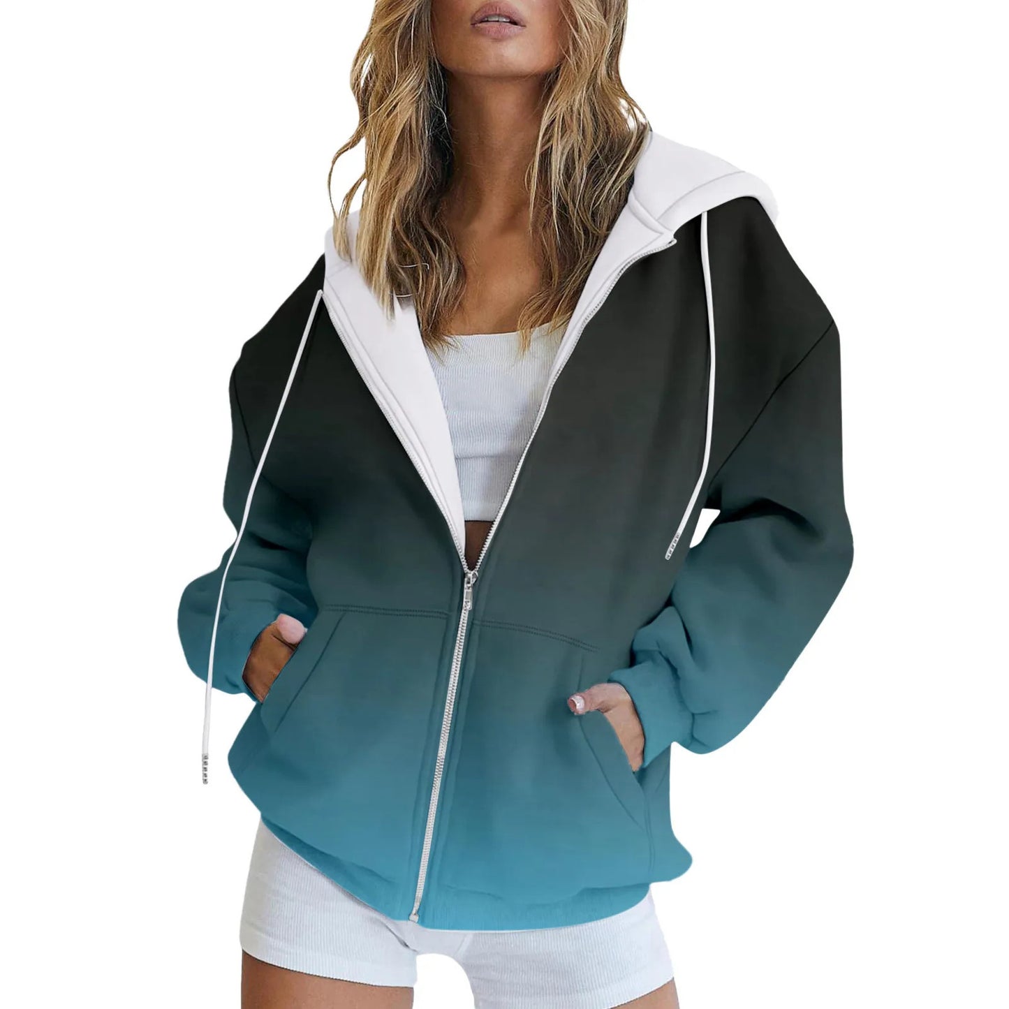 HollyJoy 3D Christmas Hoodie Jacket