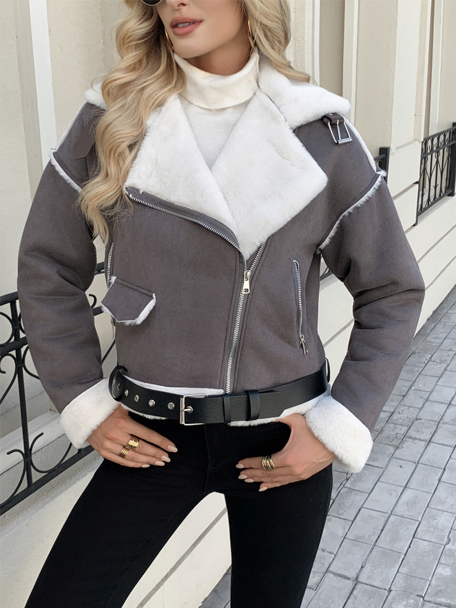 Aurora Polo Luxe Plush Coat