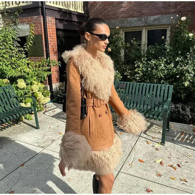 UrbanEra Retro Mid-length Coat