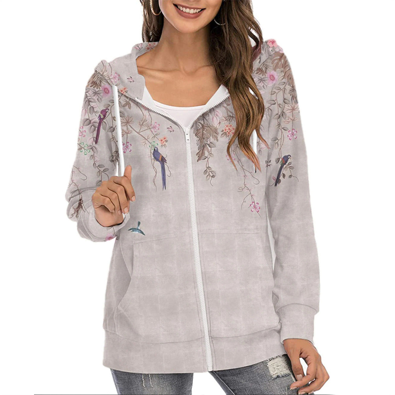 OmbreCommute Zip Hoodie Coat