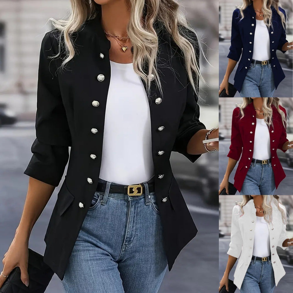 NordicGrace Double-Breasted Jacket