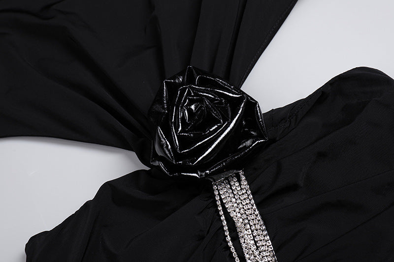 Midnight Bloom Elegance Dress