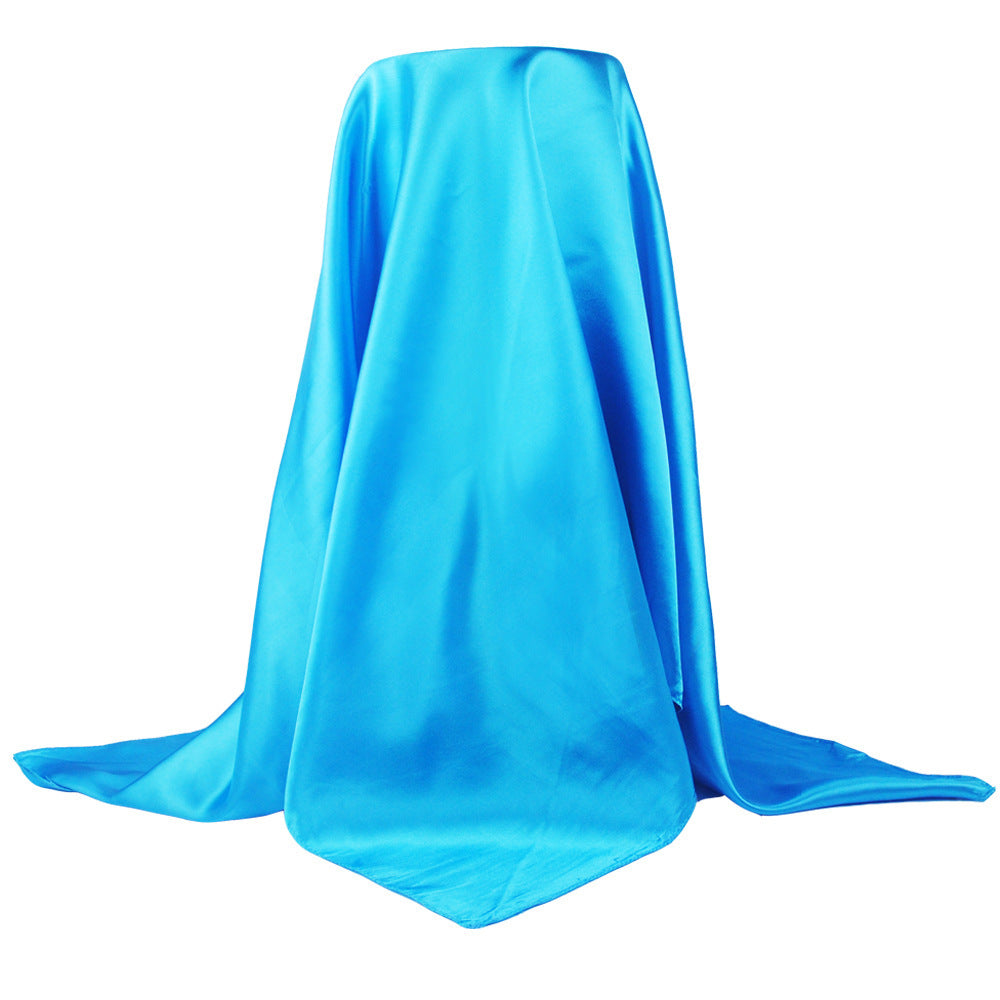 Satin Imitation Silk Scarf Shawl Ladies Headscarf