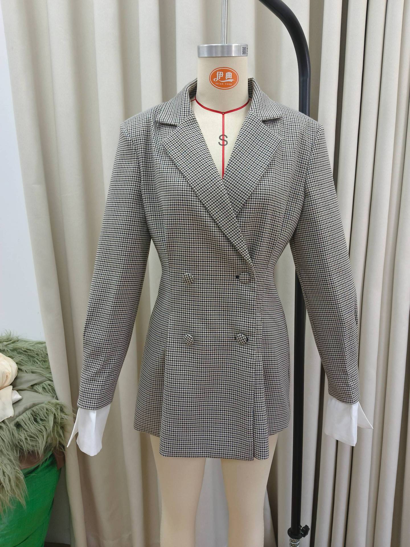 Veridia Plaid Tailored Jacket