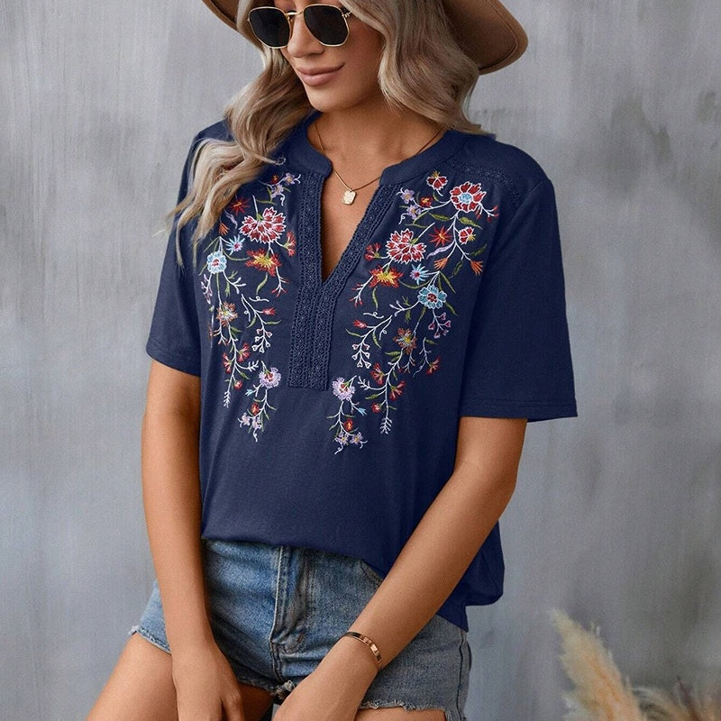 Roselure Embroidered Lace Blouse