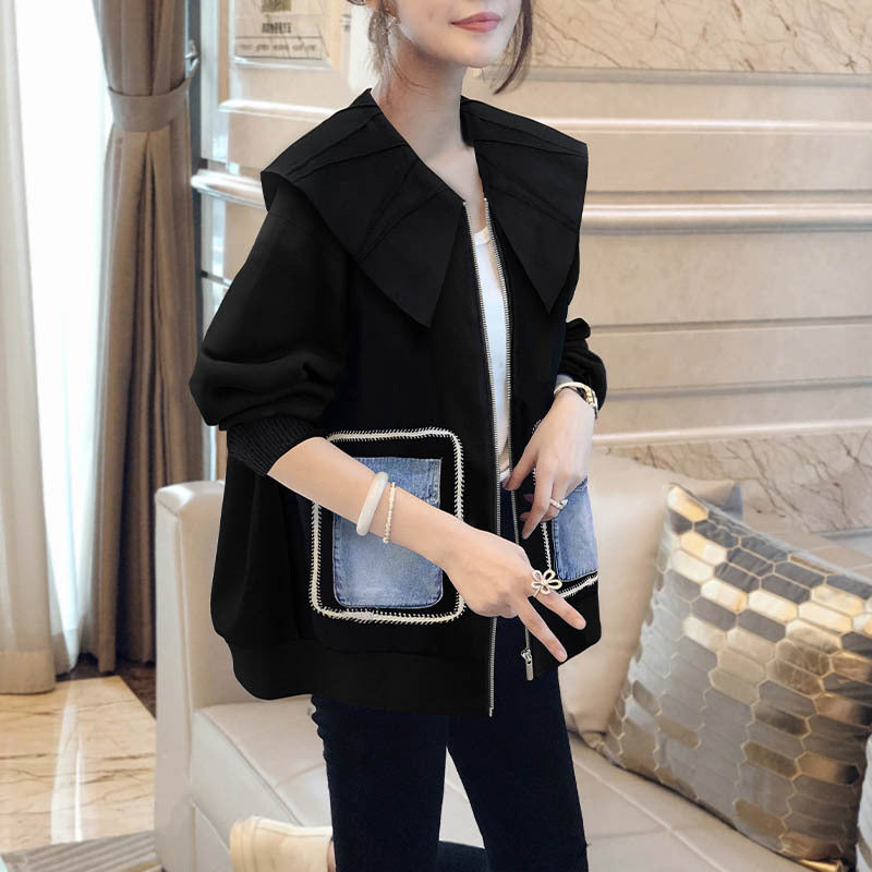 Patchwork Elegance Short Coat