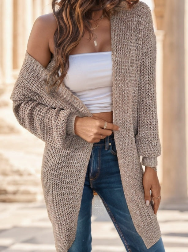 DriftEase Drop Shoulder Cardigan