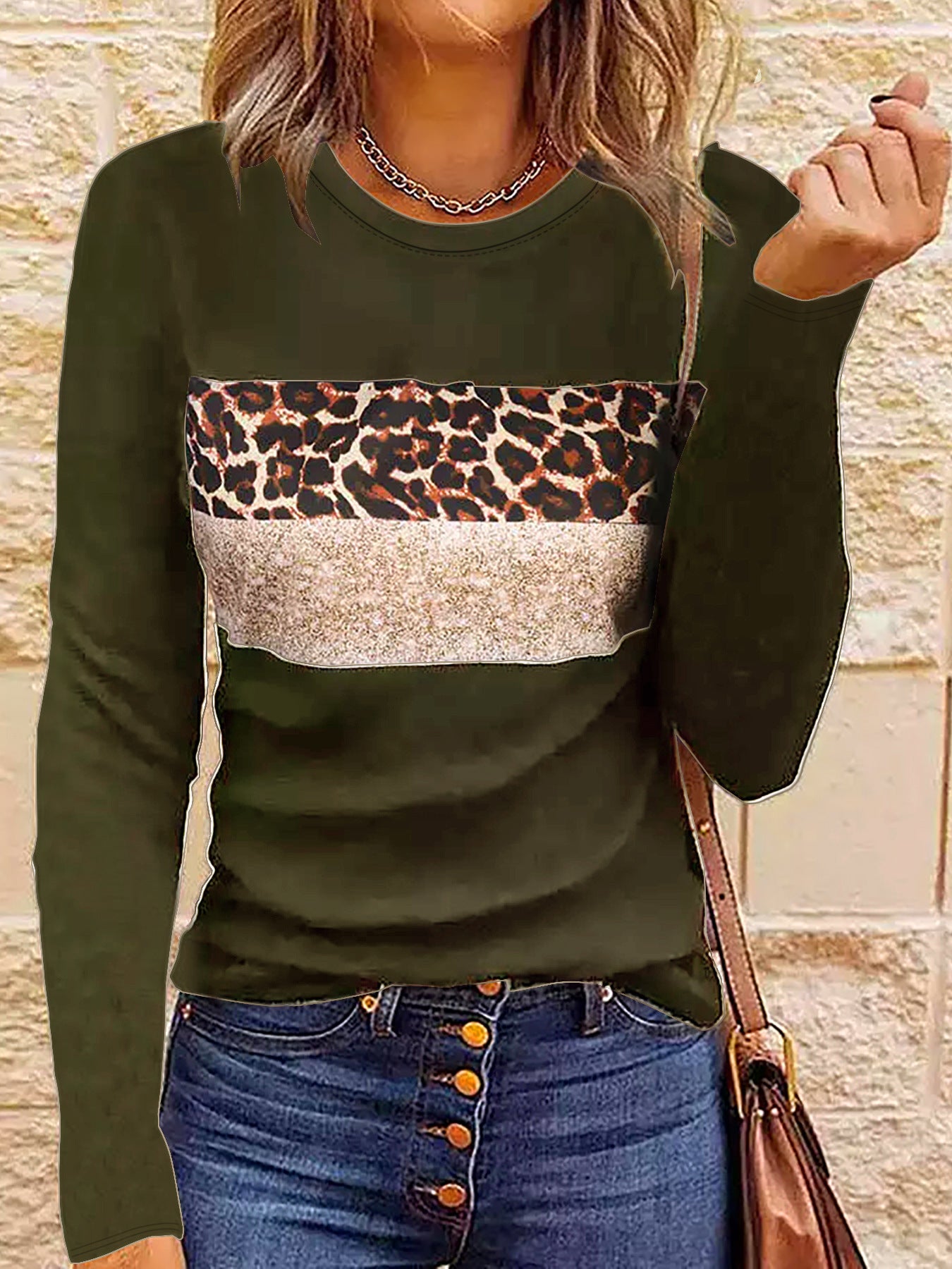 PrintEase Fitted Long Sleeve Tee