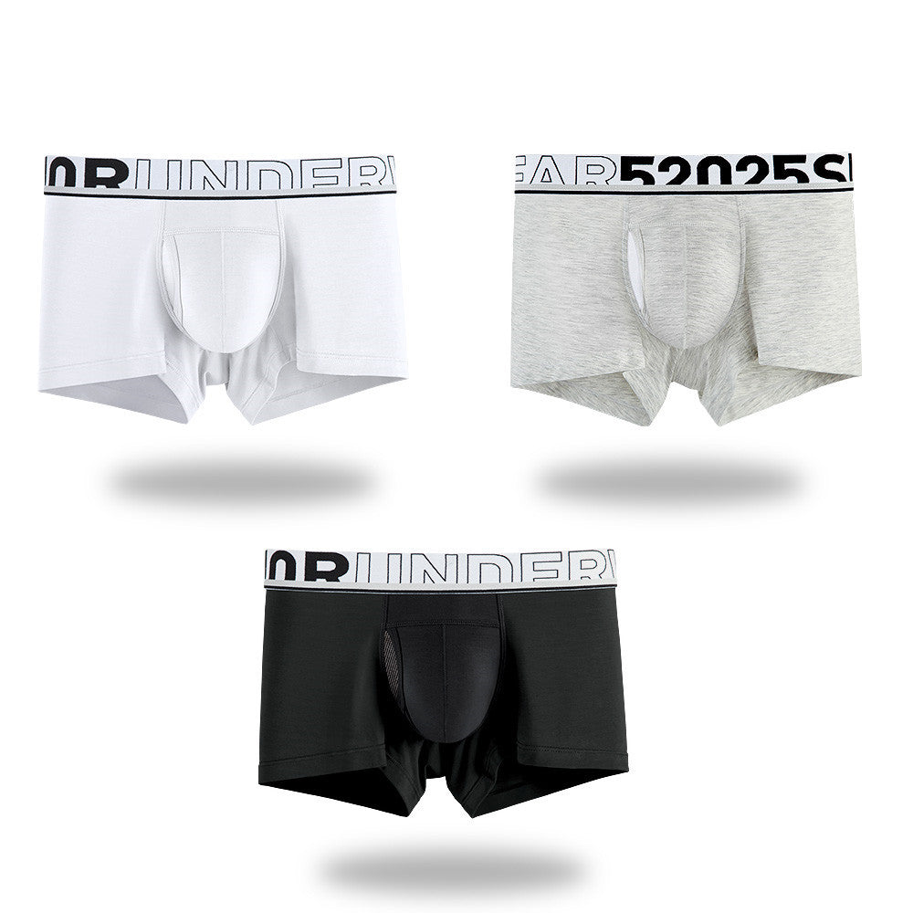 Silk Antibacterial Mesh Xia Bing Silk Breathable Modal Panties