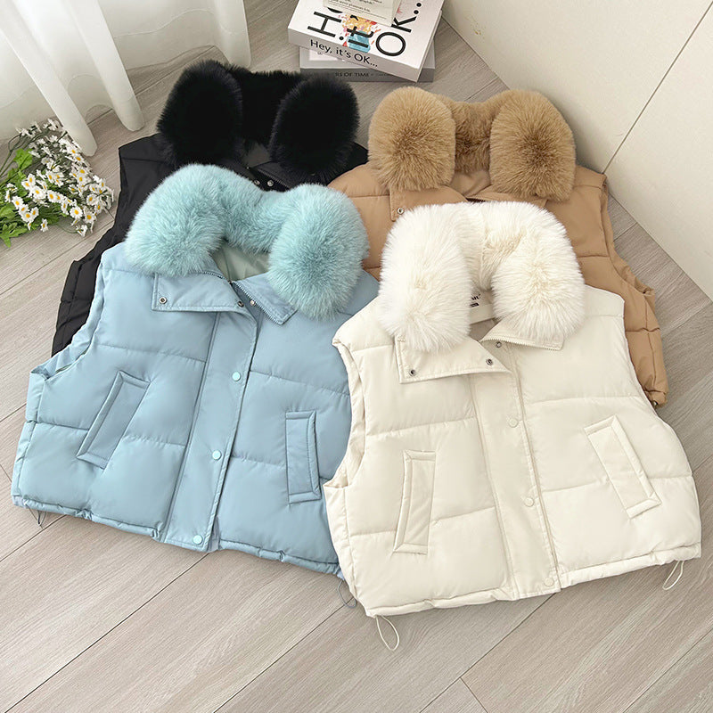 Arctica Luxe Fur-Trim Vest