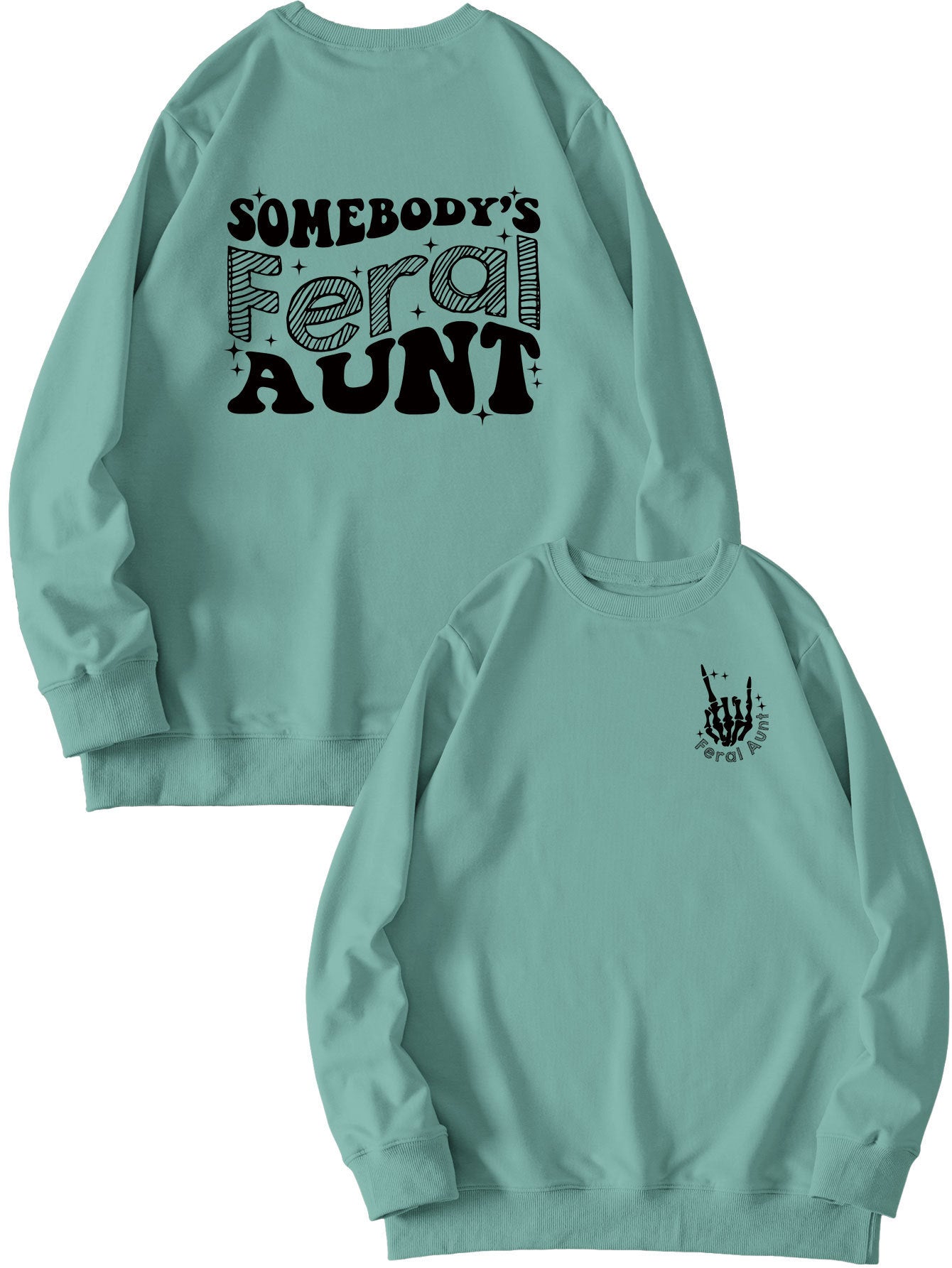 Aurevia Casual Print Sweatshirt