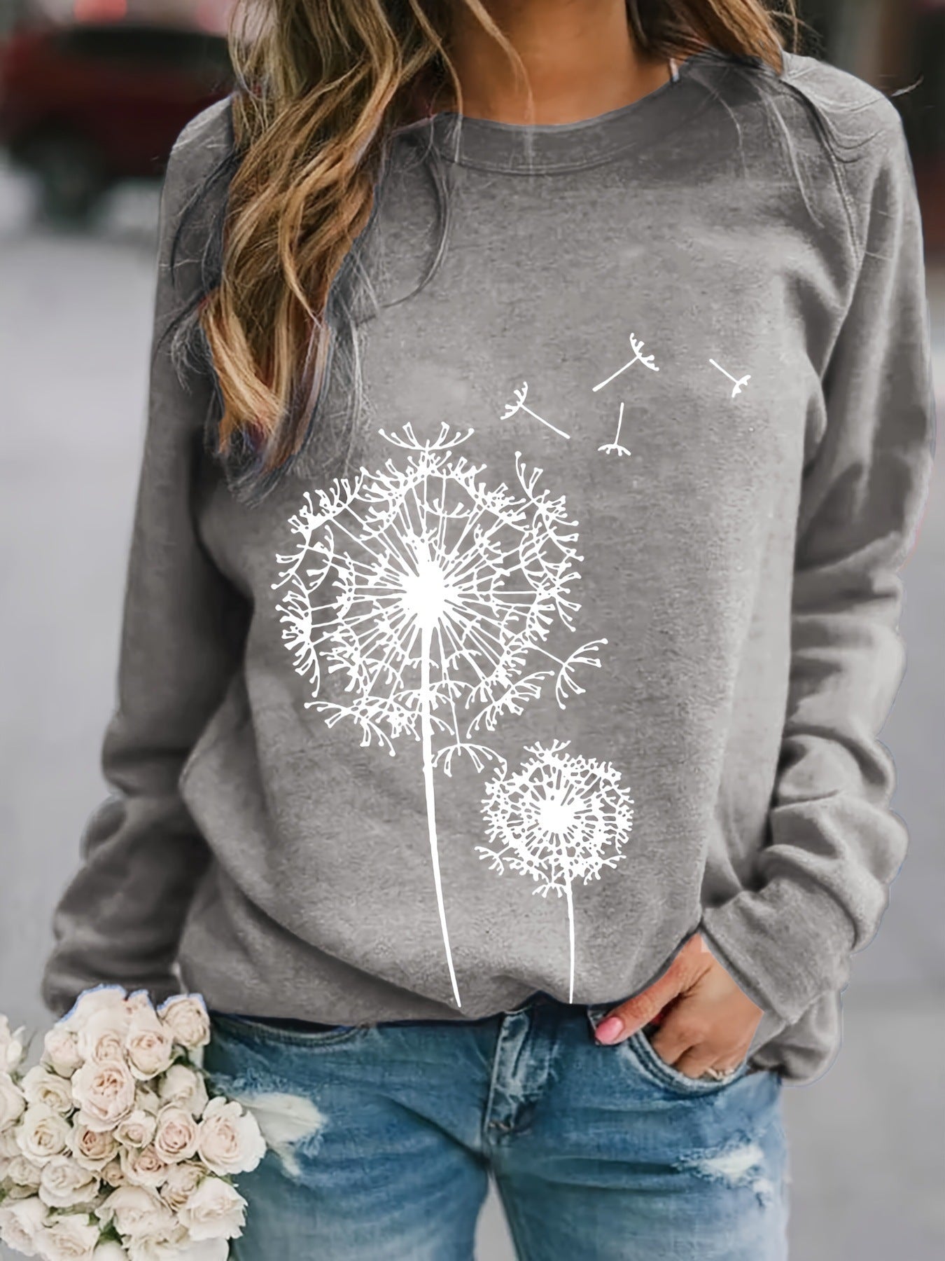 WishBloom Pullover Sweatshirt