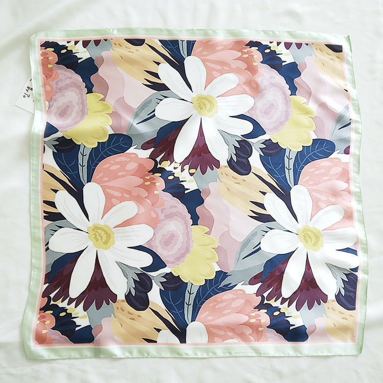 Vintage small silk scarf