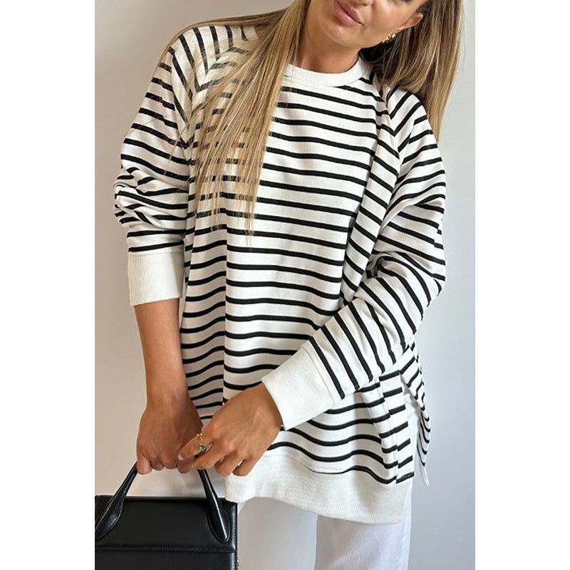 LineaLuxe™ StripeEase Sweater