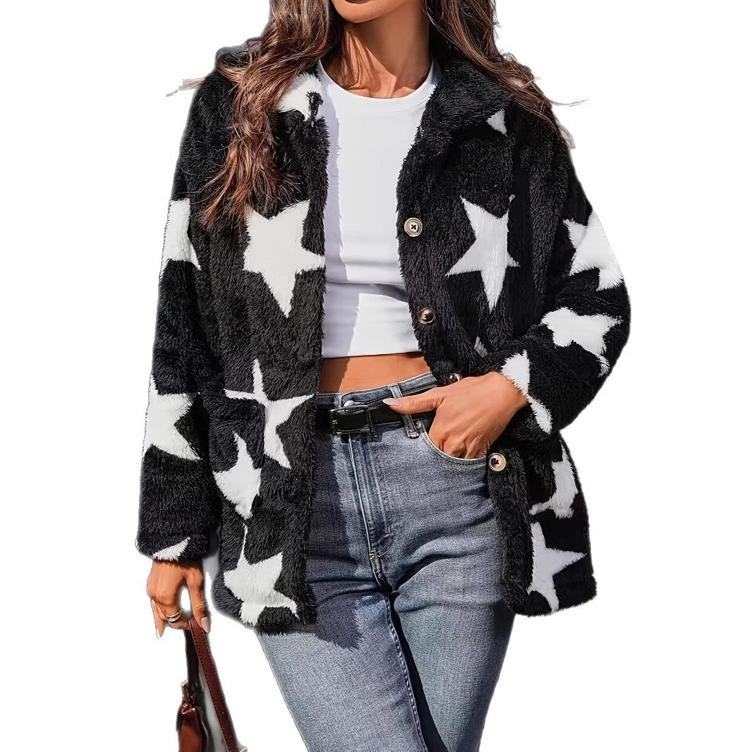 Velvique Reversible Plush Coat