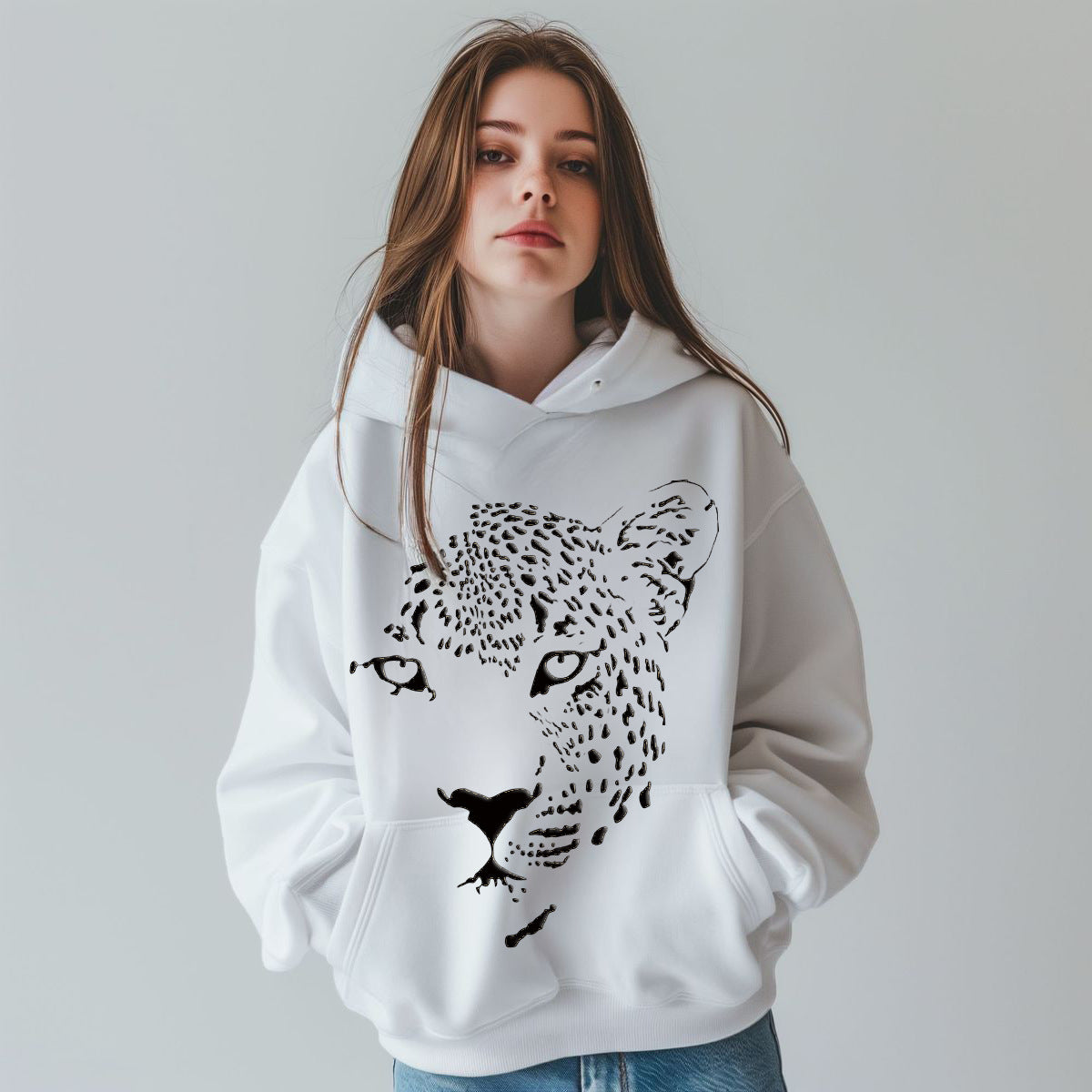 WildVision 3D Leopard Sweater