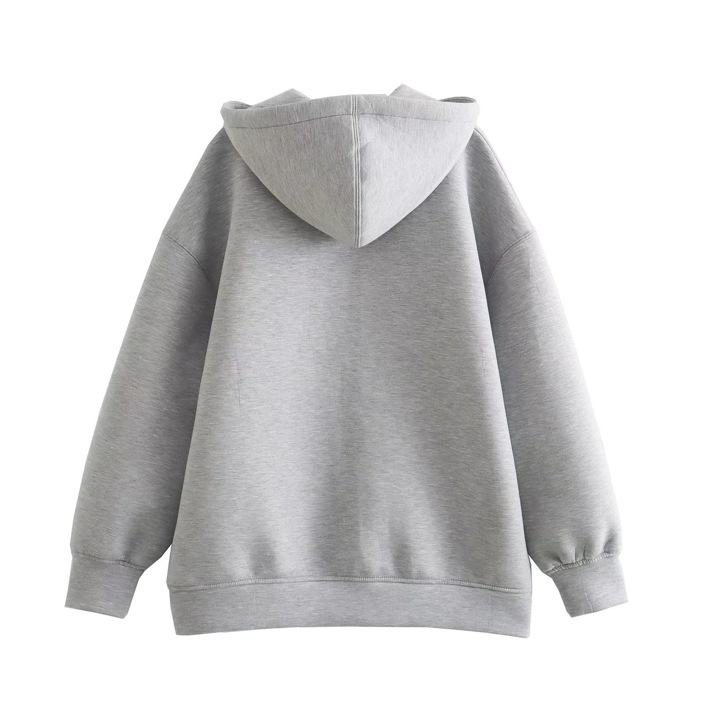 GrayEase Zipper Cotton Sweater