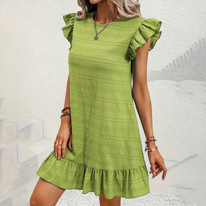 The RuffleBloom Plus Dress