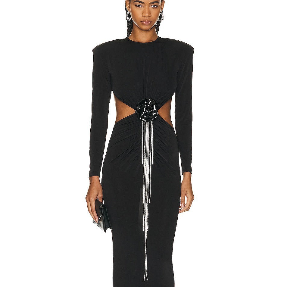 Midnight Bloom Elegance Dress