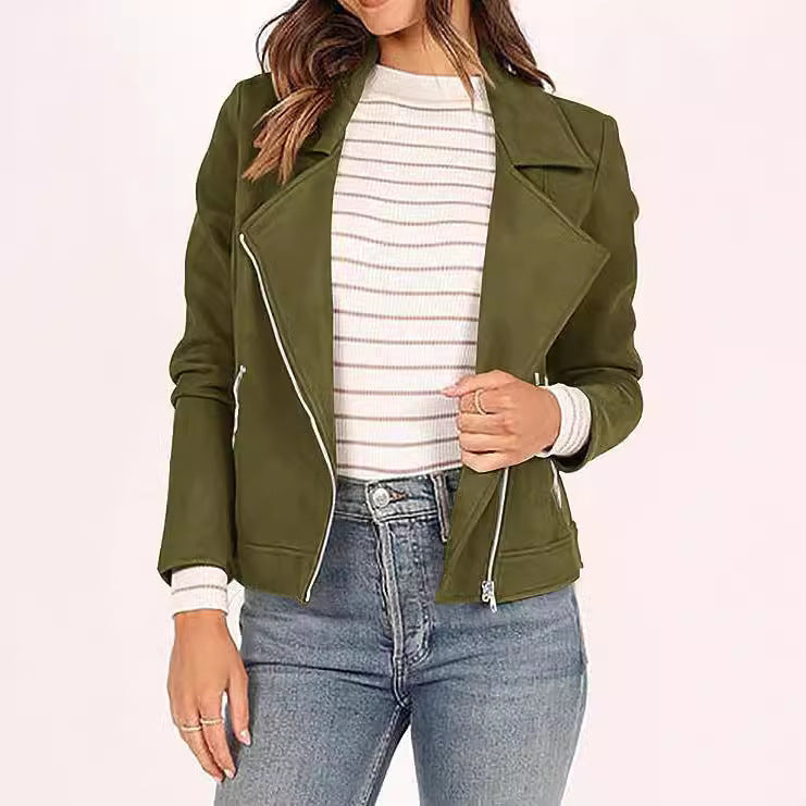 VelviRider Deerskin Moto Jacket
