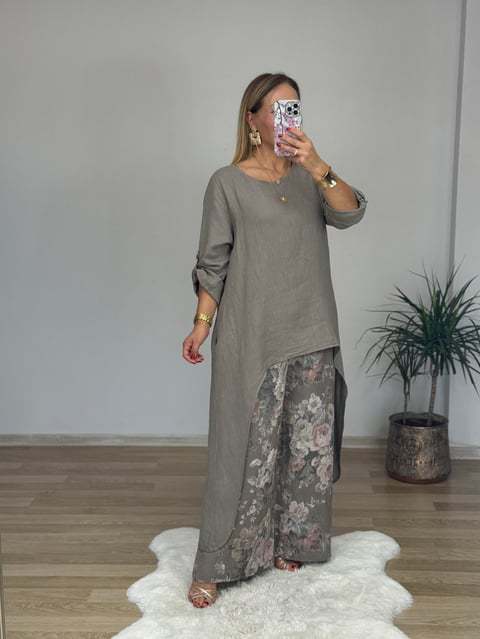 Harbor Dune Cotton-Linen Set