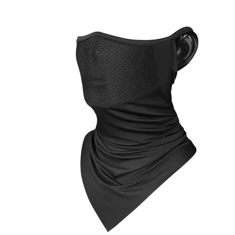 Summer Ice Silk Sunscreen Riding Mask Men Outdoor