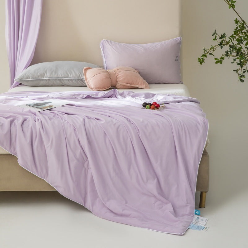 Cool Silk Solid Color Summer Blanket