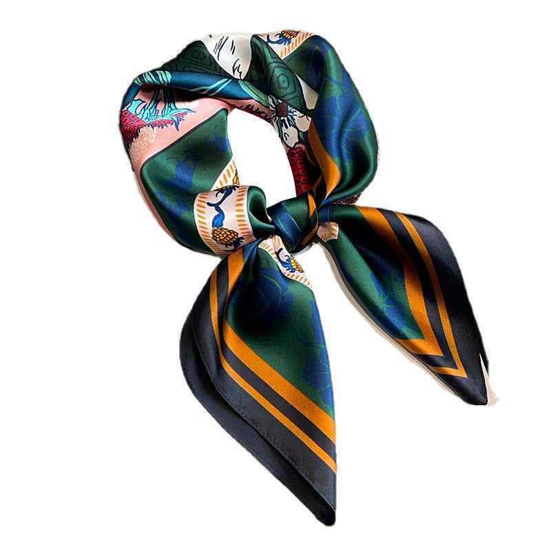 Silk Square Scar Decorative Collar Neck Guard